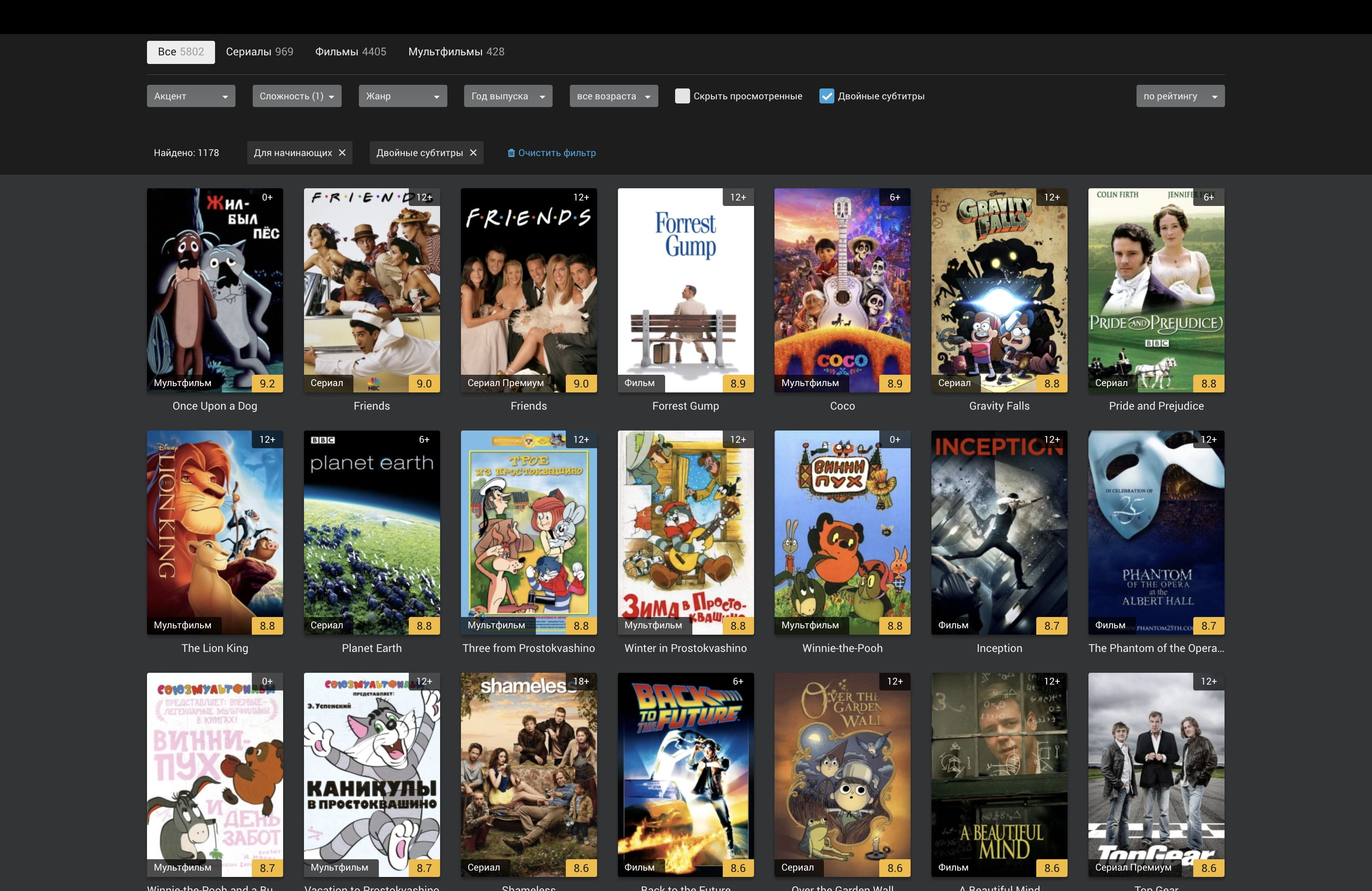 Обширная библиотека